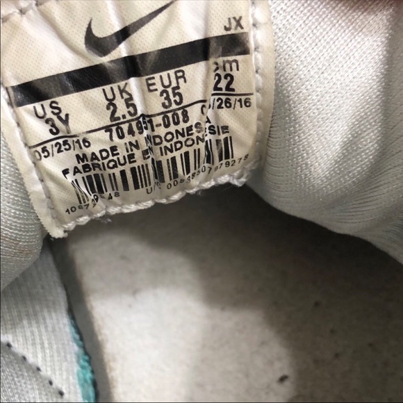 Nike Girls Preschool Huarache Run Running Shoes - Picture 8 of 9